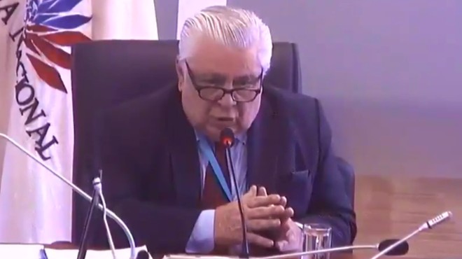 Marcos Molina, presidente de la Comisin del Derecho a la Salud y Deporte.