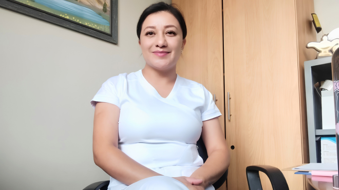 Nathali Espinosa Cabrera, coordinadora de la especialidad Enfermer�a Oncol�gica.