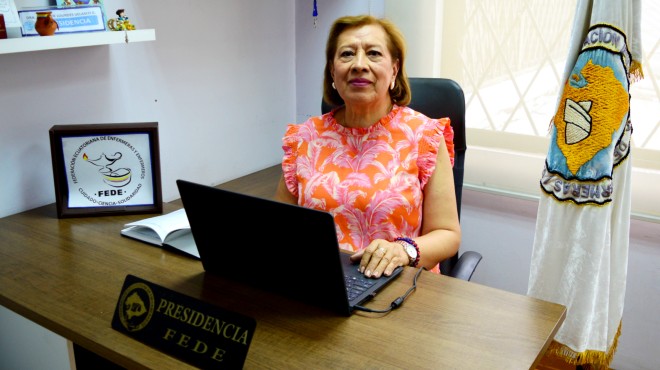 Mara de Lourdes Velasco, presidenta de la FEDE.
