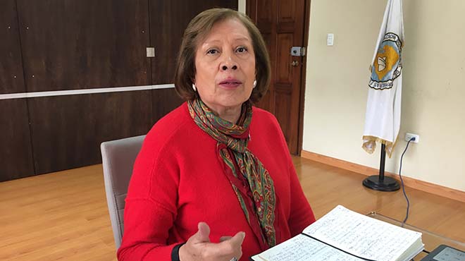 María de Lourdes Velasco, presidenta de la FEDE