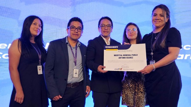 Representantes del Hospital Pablo Arturo Surez.
