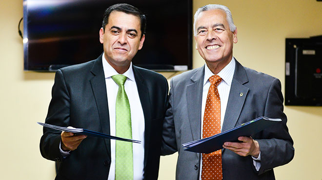 Freddy Cueva y Jos Barbosa.