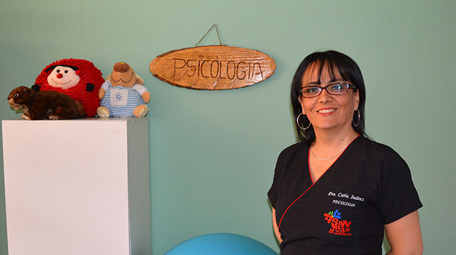 Carla Surez, psicloga de la Fundacin Centro San Juan de Jerusaln.