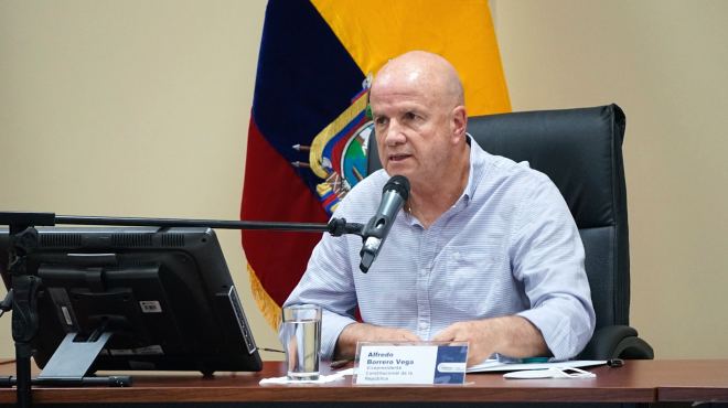 El Vicepresidente de la Repblica Alfredo Borrero presidi la sesin que se realiz en la provincia de Manab.