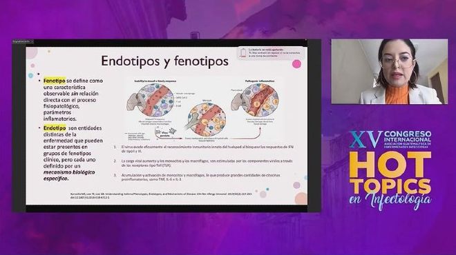 Exposicin en el congreso internacional.