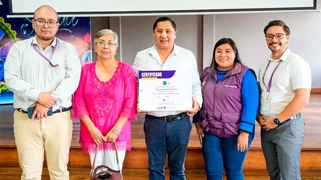 Reconocimiento de las autoridades del GAD.