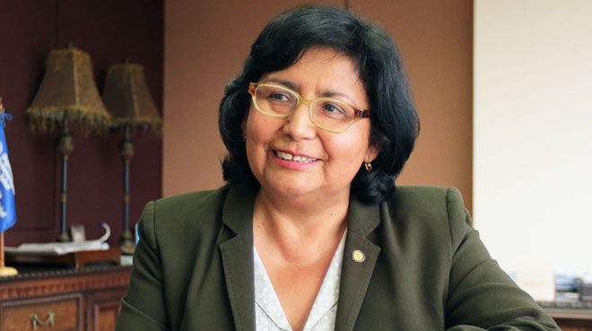 Gina Tambini, representante de la OPS en Ecuador.