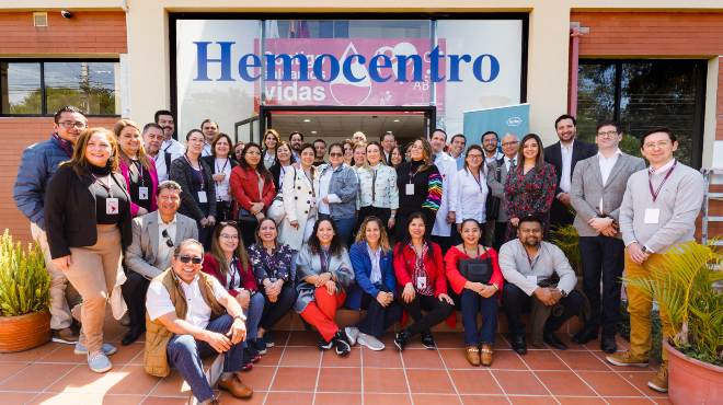 Visita y recorrido del Hemocentro Nacional de la Cruz Roja Ecuatoriana.
