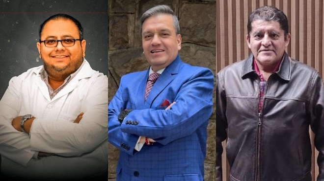Mario Herrera, director del INDOT; William Aulestia, presidente ASOEPAT; y, Mauricio Espinel, ex director del INDOT.