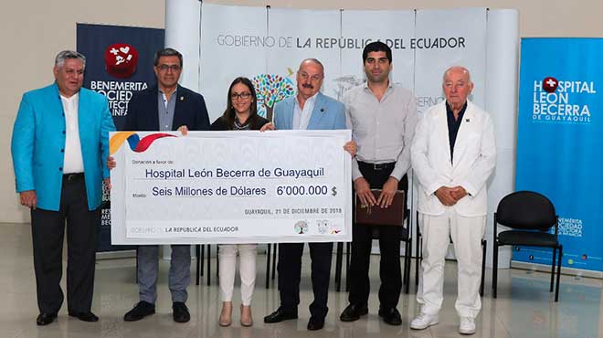 Acto de entrega de recursos por parte del Gobierno. 