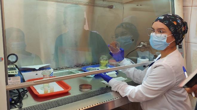 Área de Microbiología.