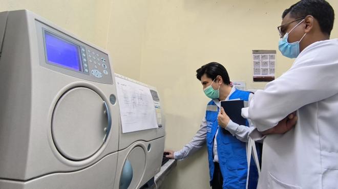 Visita al Hospital de Infectologa Guayaquil.
