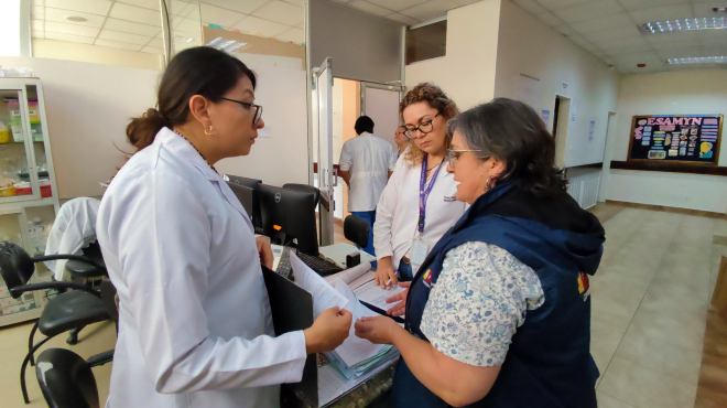 Visita tcnica al Hospital General de Macas.