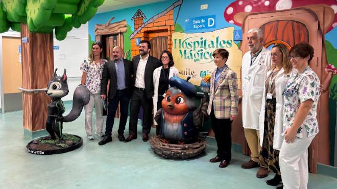 Presentacin de Hospitales Mgicos en el Hospital Universitario Ramn y Cajal.