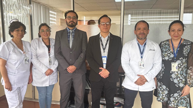 Profesionales del Hospital General Riobamba.