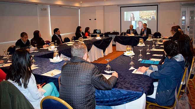 Taller realizado en Quito.