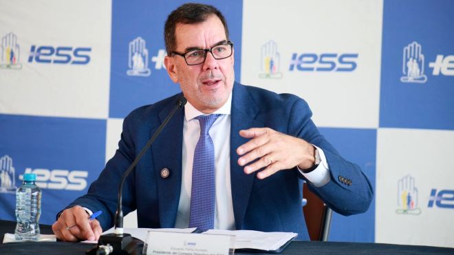 Eduardo Pea Hurtado, presidente del Consejo Directivo del IESS.