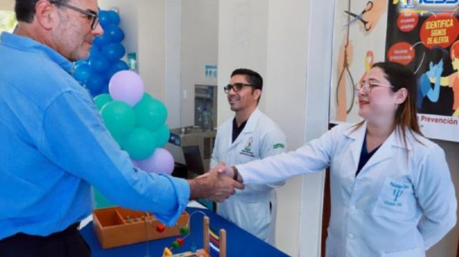 Se realiz una feria de salud.