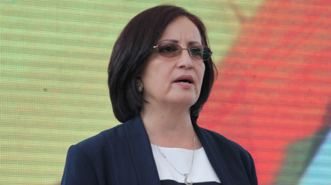 Margarita Guevara, ministra de Salud.