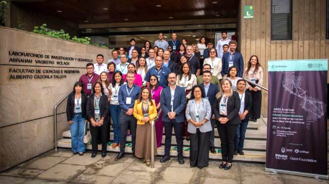 Participantes del taller regional.