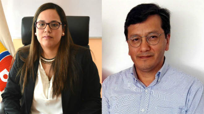 Inti Kory Quevedo (MSP) y Manuel Balden (UTE)