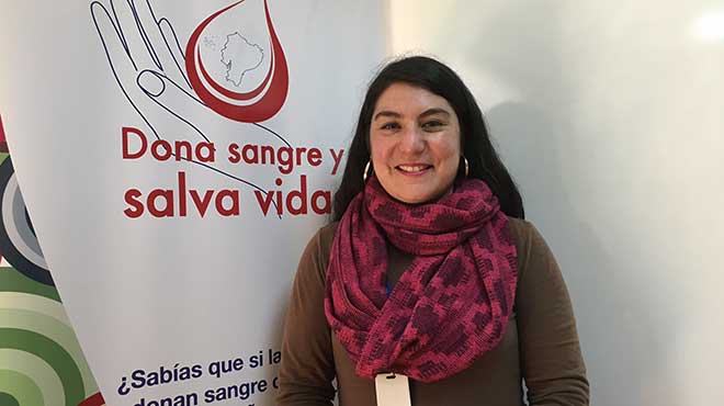 Isabel Mio, coordinadora del Programa Nacional de Sangre.