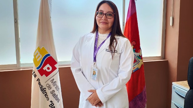 Jenny Martnez, gerente del Hospital Peditrico Baca Ortiz.