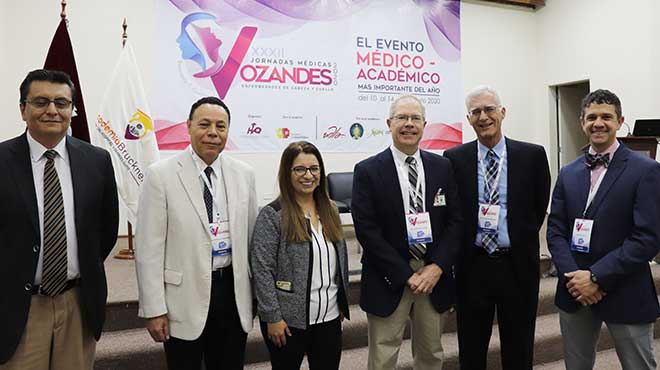 Expositores de Ecuador, Estados Unidos y Brasil inauguraron las jornadas mdicas.