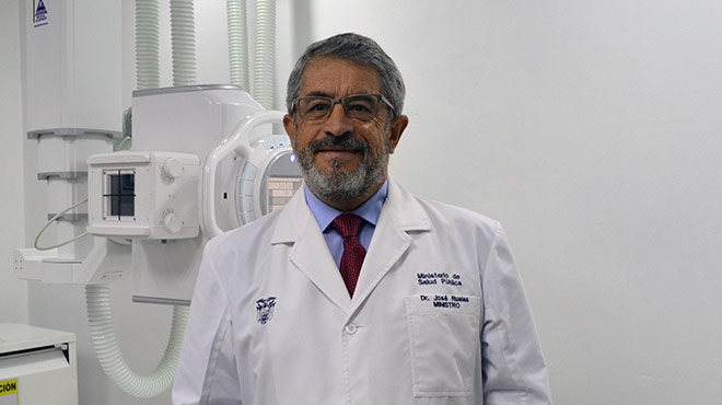 Jos Ruales, ministro de salud.