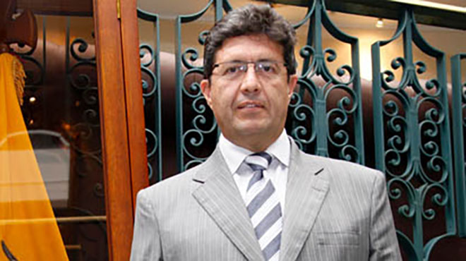 Juan Holgun Flores, embajador de Ecuador en Italia.