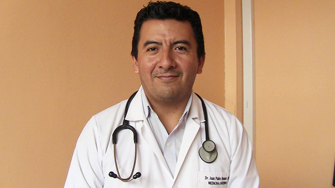 Juan Pablo Romn, Hospital General de Macas.