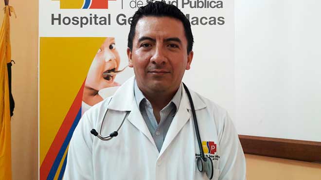 Juan Pablo Romn, Hospital General de Macas.