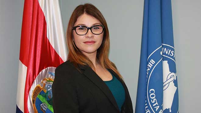 Karen Mayorga, ministra de Salud.