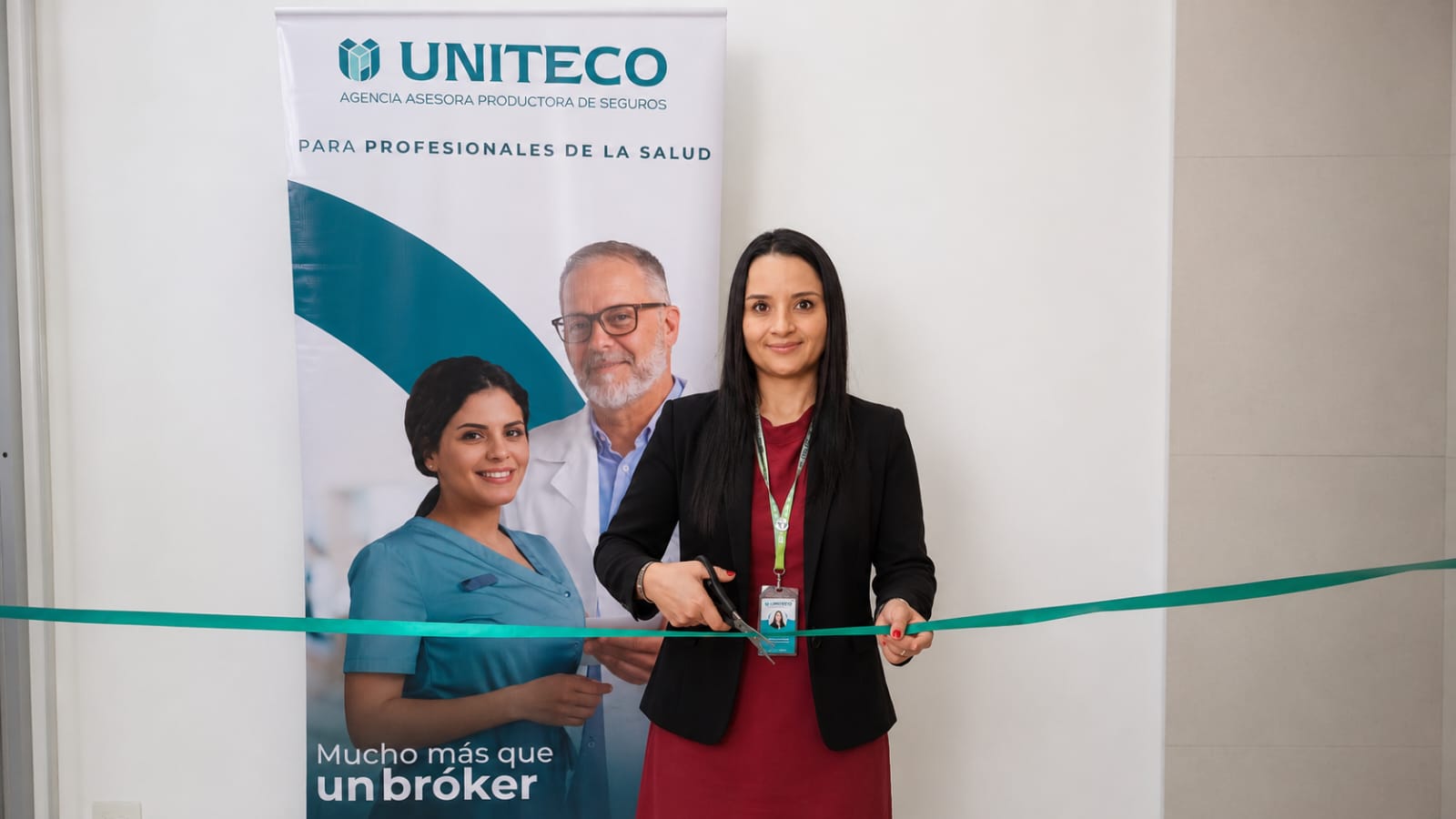 Karina Guamán, jefa comercial de Uniteco.