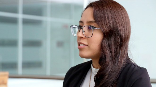 Katherine Simbaa, directora nacional de Inteligencia de la Salud.