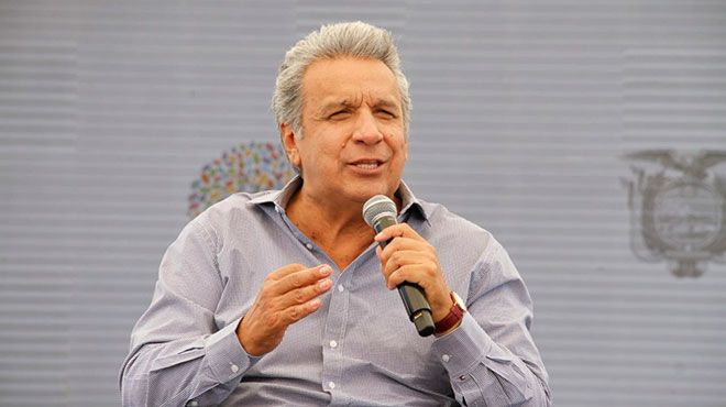 Lenn Moreno, presidente de la Repblica.