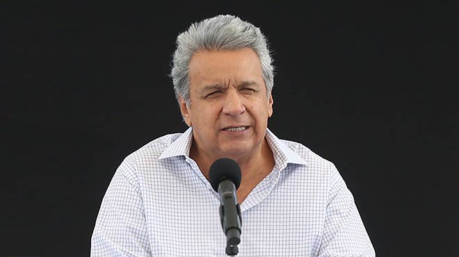 Lenn Moreno, presidente de la Repblica.