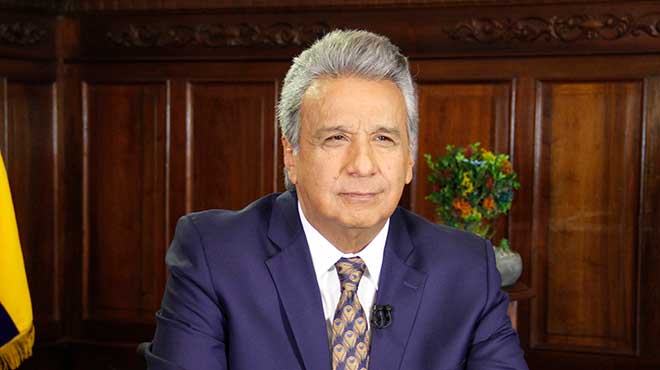 Lenn Moreno, presidente de la Repblica.