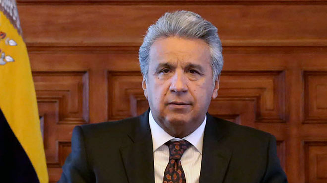 Lenn Moreno, presidente de la Repblica.