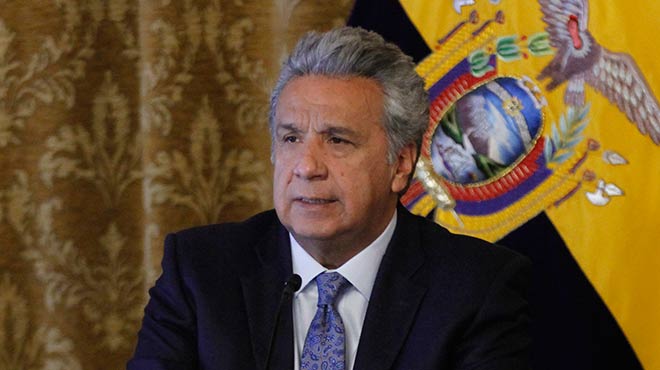 Lenn Moreno, presidente de la Repblica.