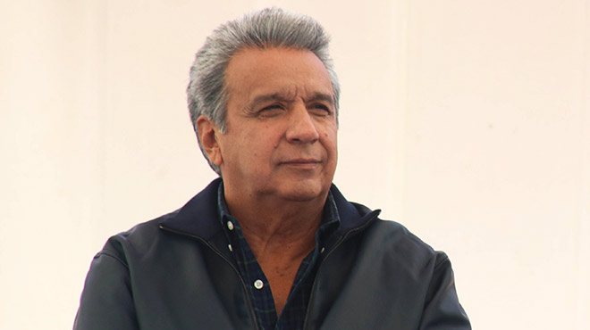 Lenn Moreno, presidente de la Repblica.