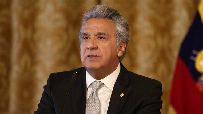 Lenn Moreno, presidente de la Repblica.