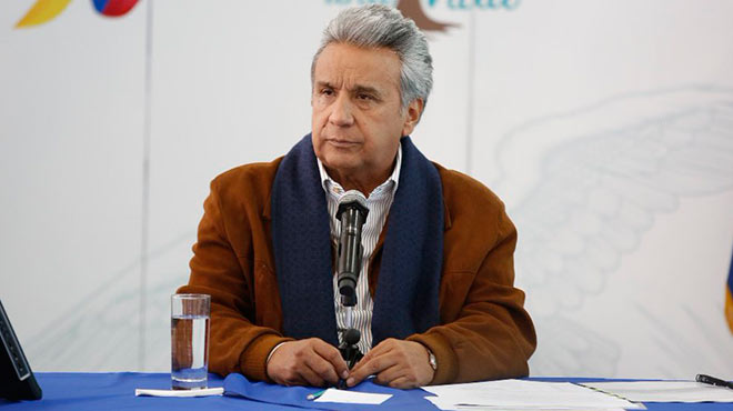 Lenn Moreno, presidente de la Repblica.
