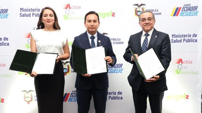 Firma del convenio.