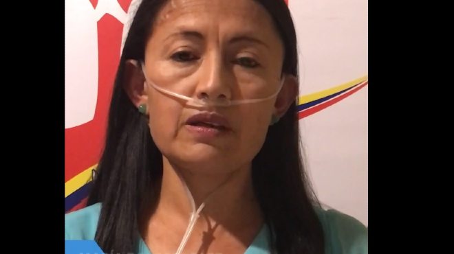 Mara Dolores Pez, presidenta de la Asociacin de Hipertensin Pulmonar Ecuador.