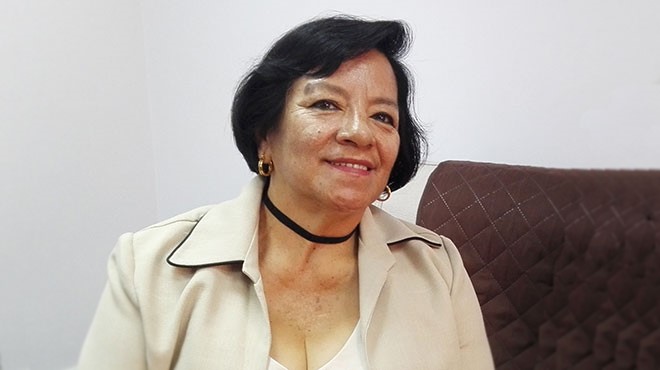 Mara Merchn, presidenta del Colegio de Enfermeras y Enfermeros del Azuay.