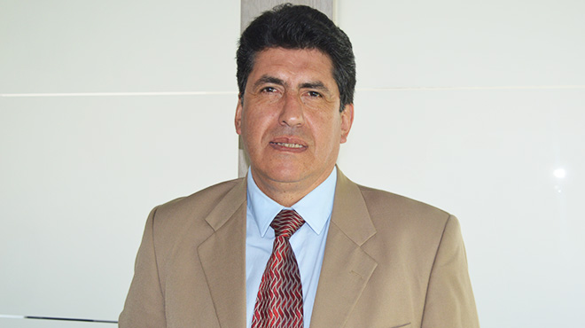 Marcelo Aguilar, docente de la Facultad de Ciencias Mdicas de la UCE