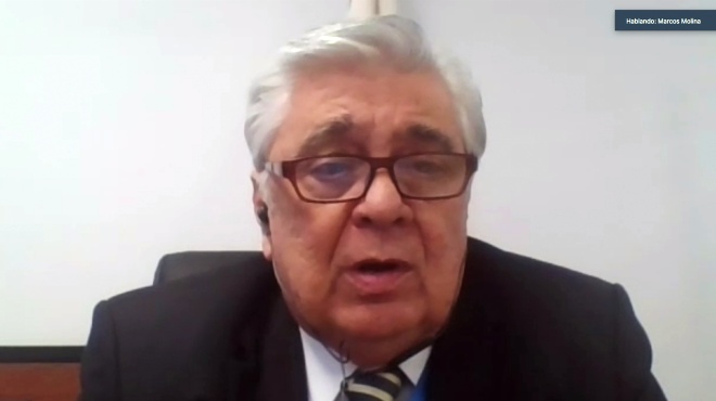 Marcos Molina, presidente de la Comisin del Derecho a la Salud y El Deporte.