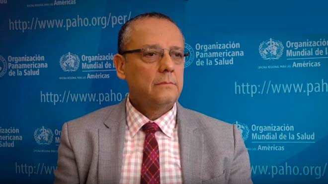 Marcos Espinal, director del Departamento de Enfermedades Transmisibles y Determinantes Ambientales de la Salud de la OPS.