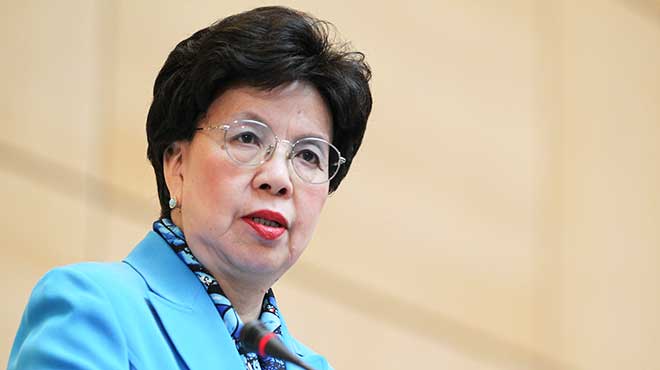 Margaret Chan, directora general de la OMS.